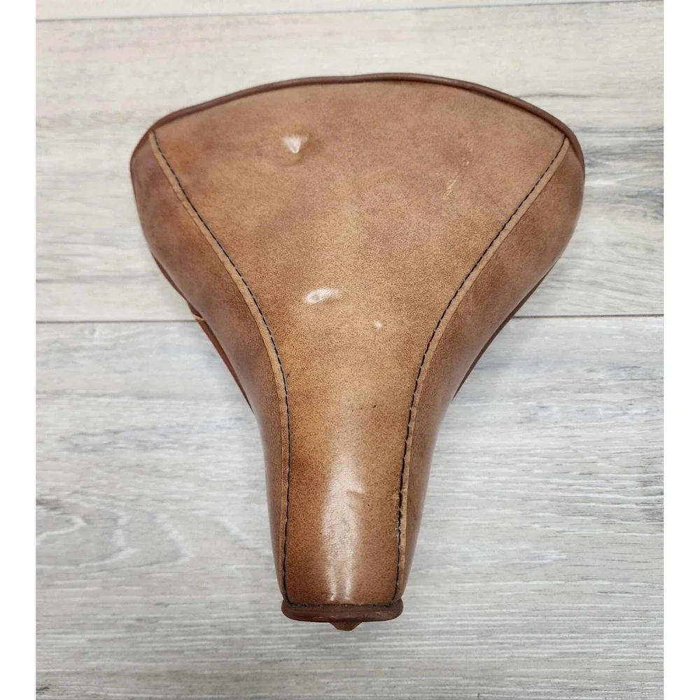 Vintage Persons Bicycle Cruiser Saddle Seat Made‎ in USA Brown tan